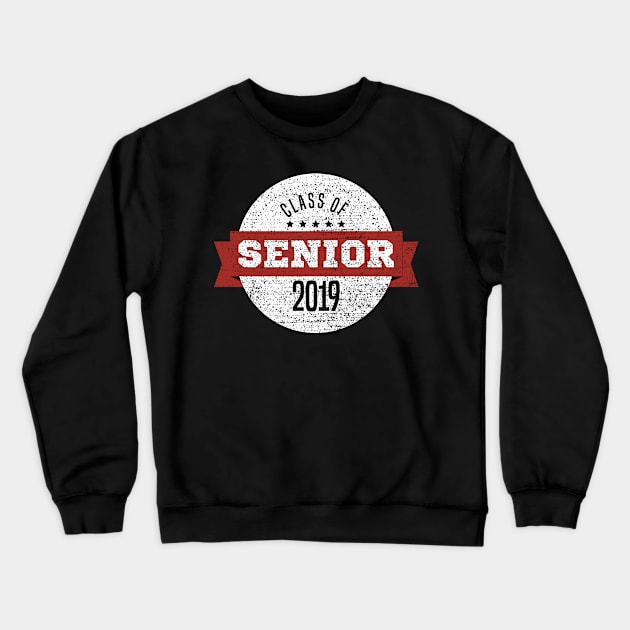 Senior Class Of 2019 Graduation College Gift Crewneck Sweatshirt by jkshirts